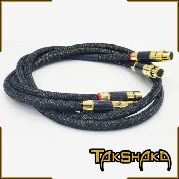 Takshaka balanced XLR interconnects